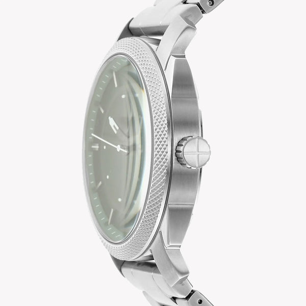 Fossil Men's Silver Stainless Steel, Green Dial | Fs5899 by i-watch