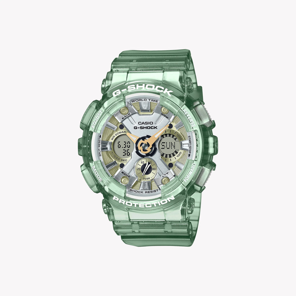 Casio Gma-S110gs-3aer Green Resin Watch, Bold Design | Gma-S110gs-3aer by i-watch