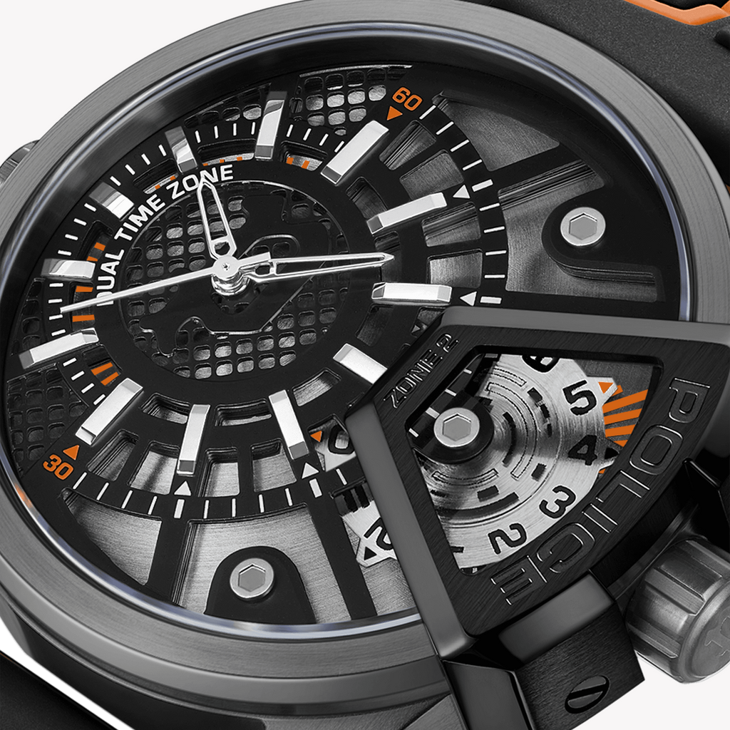 POLICE PEWJM0004201 - STYLISHLY BOLD MEN'S WATCH WITH MULTICOLOR DIAL & SILICONE BAND-i-Watch-3