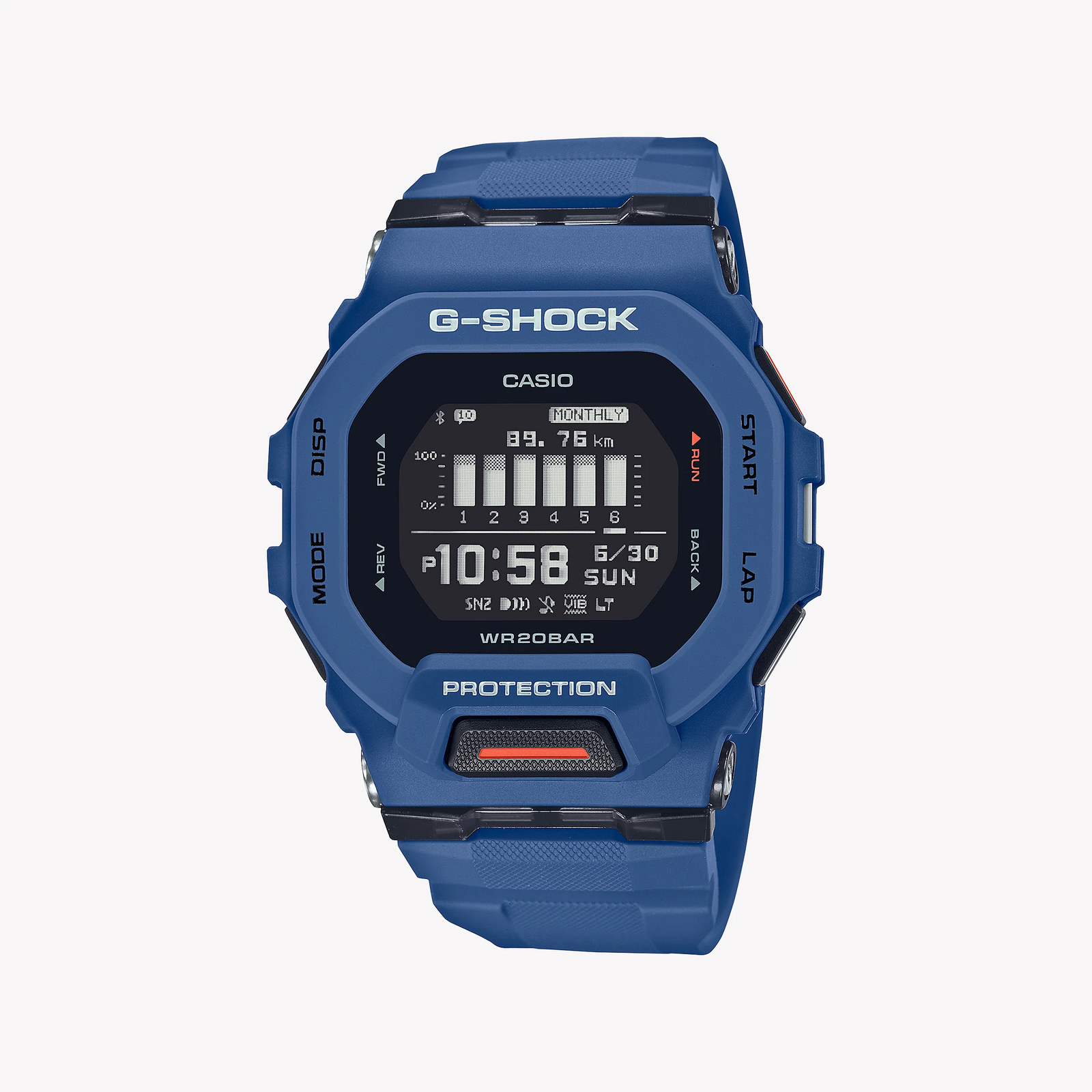 G-Shock Men's Blue Resin Watch, Durable & Stylish | Gbd-200-2dr by i-watch