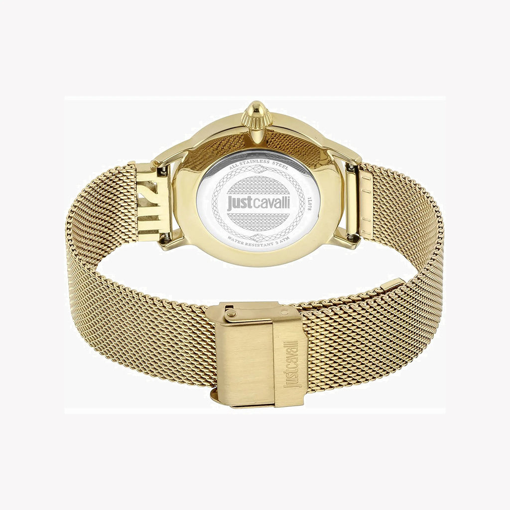 JUST CAVALLI Women's Watch with Gold Stainless Steel Case and Gold Stainless Steel Band-i-Watch-3
