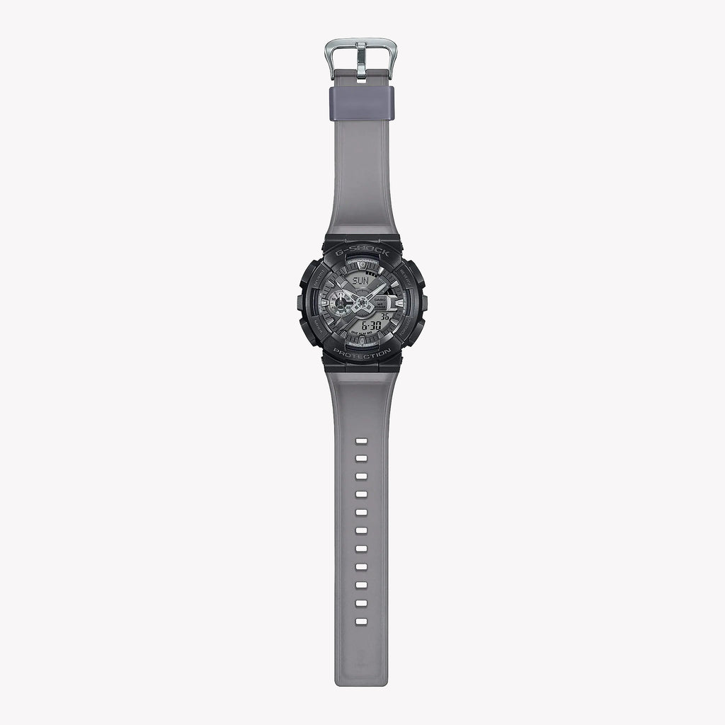 CASIO G-SHOCK GM-110MF-1ADR - MONTRE UNISEXE ÉLÉGANCE SPORTIVE AVEC BANDE EN RÉSINE GRIS