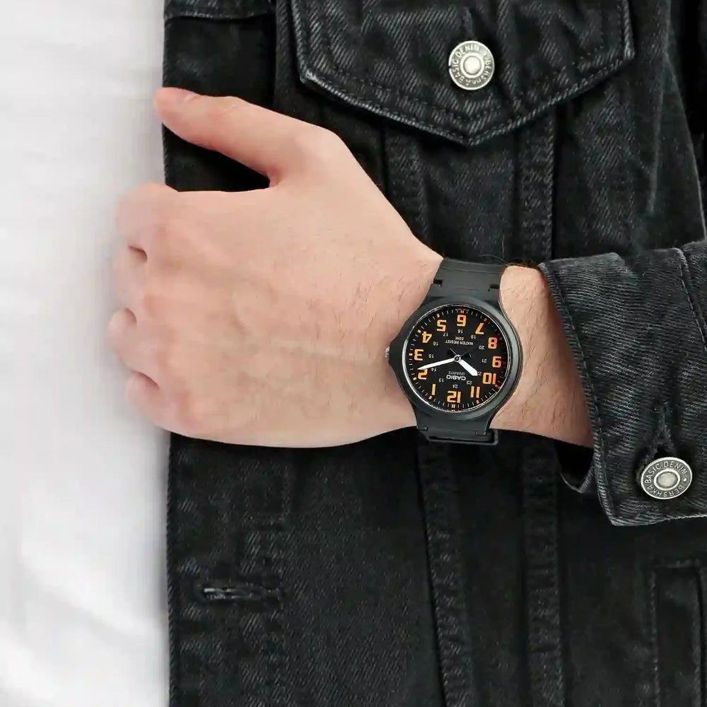 Casio Men's Black Resin Watch, Bold Design | Mw-240-4bv by i-watch