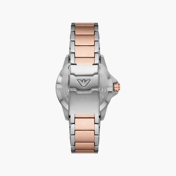 Emporio Armani Women's Silver/Rose Gold Watch, White Dial | Ar11591 by i-watch