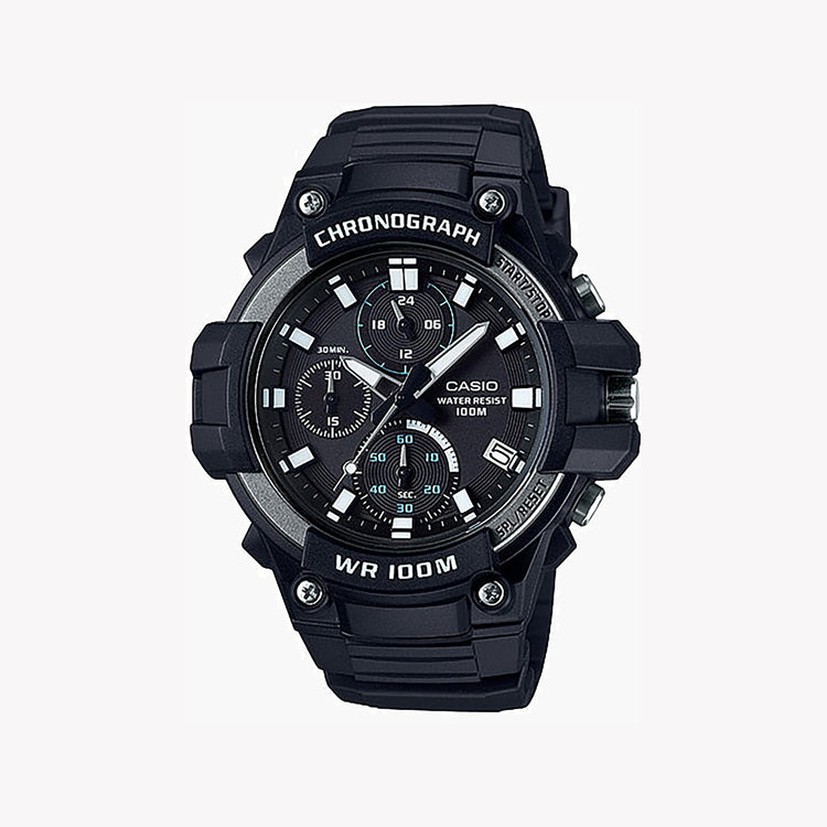 CASIO MCW-110H-1AVDF RUGGED SPORT - ULTIMATE BLACK ADVENTURE MEN'S WATCH