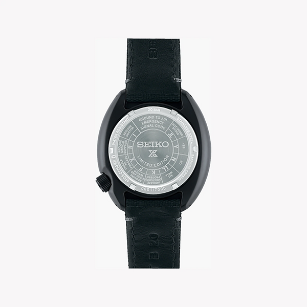 Seiko Men's Black Stainless Steel Watch, Nylon Band | Srph99k1