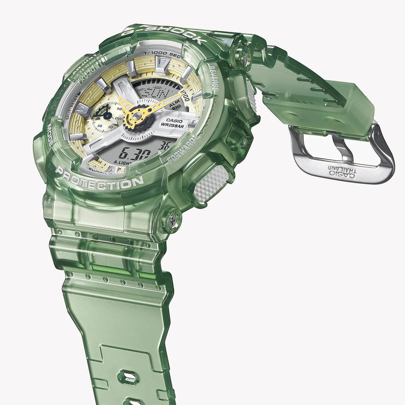 G-Shock Women's Green Resin Watch, Water Resistant | Gma-S110gs-3adr by i-watch
