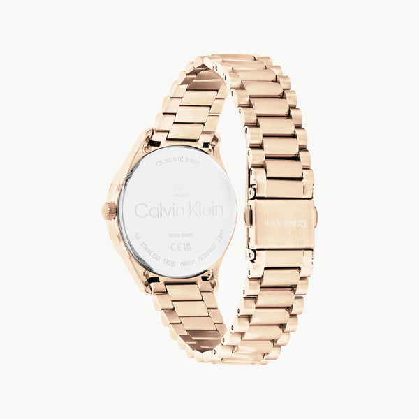 Ck Calvin Klein Men's Gold Watch, Red Dial | K5a31c4b by i-watch