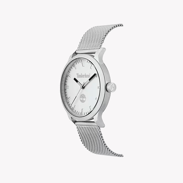 Timberland Men's Silver Stainless Steel Watch, White Dial | Tbl15420js04mm by i-watch