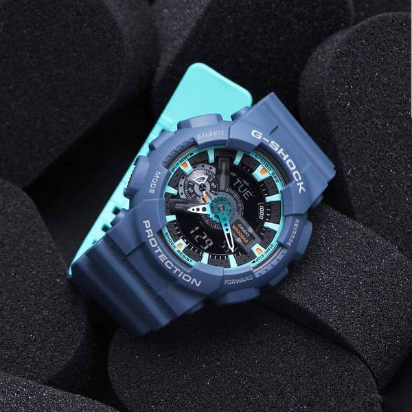 Casio G-Shock Ga-110cc-2adr Blue Powerhouse - Adventure-Ready Men's Watch by i-watch