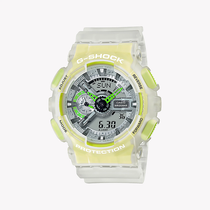 Casio G-Shock Ga-110ls-7adr - Adventure Awaits With Stylish White Resin Timepiece by i-watch