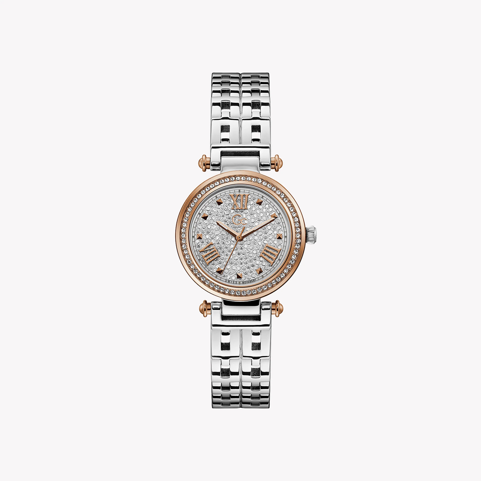 Guess Women's Rose Gold Watch, Silver Dial | Y47004l1mf by i-watch