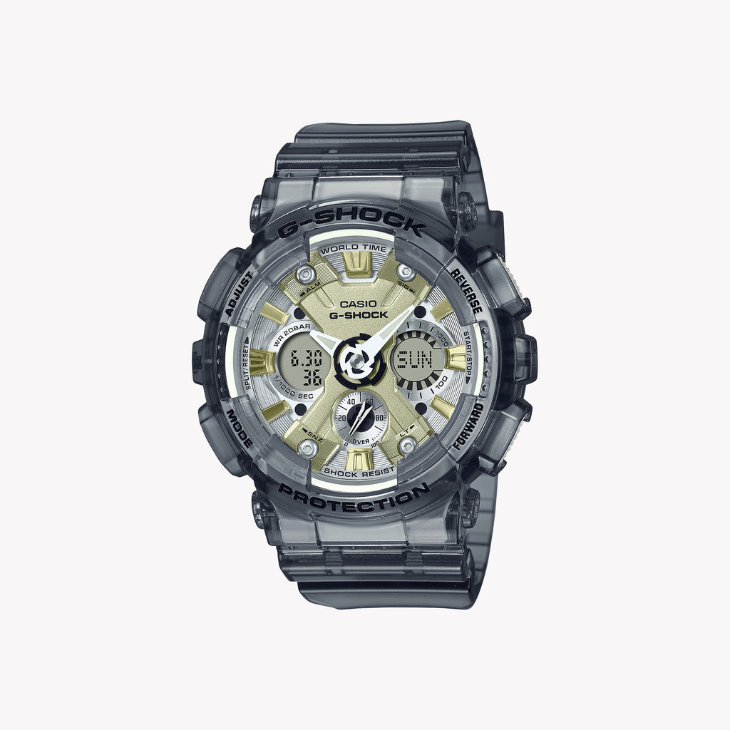 CASIO G-SHOCK GMA-S120GS-8AER CAMO ADVENTURE - RUGGED STYLE & PERFORMANCE Unisex Watch with vibrant camo design and advanced features for active lifestyles