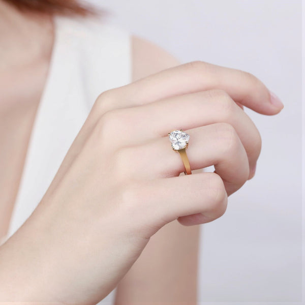 Zink Women's Gold Stainless Steel Ring | Zfrg002ghc