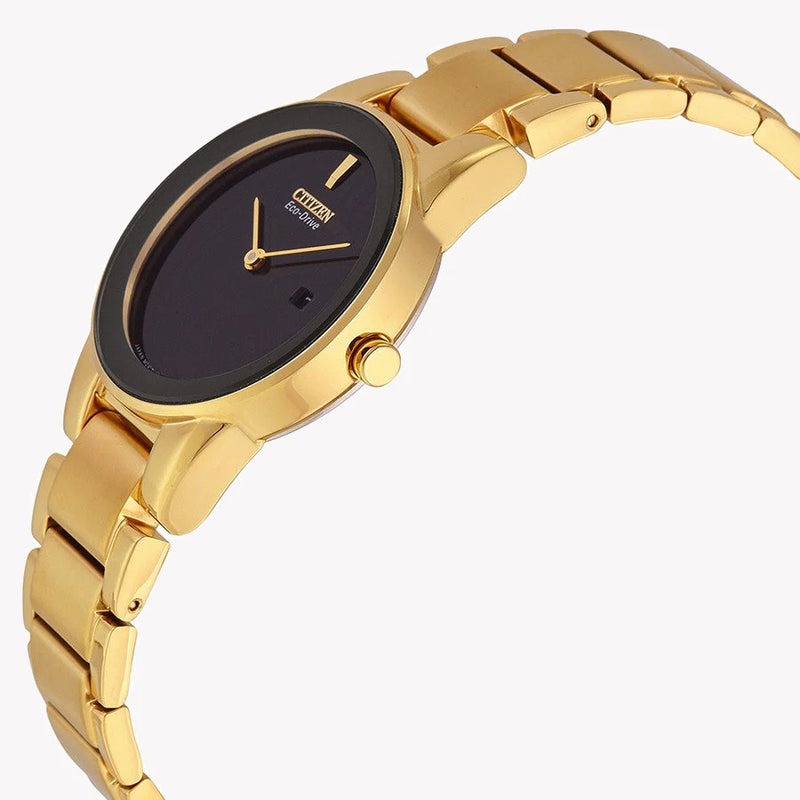 Citizen Women's Gold Stainless Steel, Black Dial | Ga1052-55e by i-watch