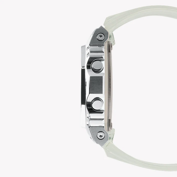 G-Shock Men's Silver Resin Watch, White Band | Gm-5600scm-1dr by i-watch
