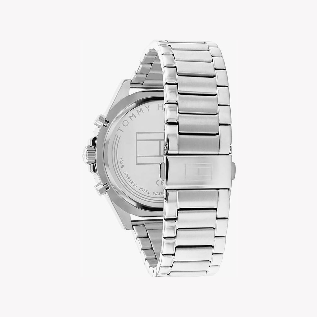 TOMMY HILFIGER 1674788 BOLD SILVER & BLACK DIAL - MODERN MEN'S TIMEPIECE-i-Watch-3