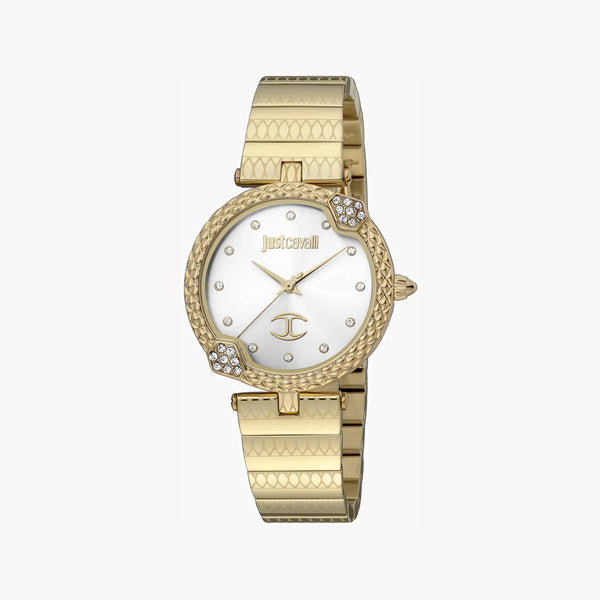 Just Cavalli Women's Gold Stainless Steel Watch, Silver Dial | Jc1l197m0065 by i-watch