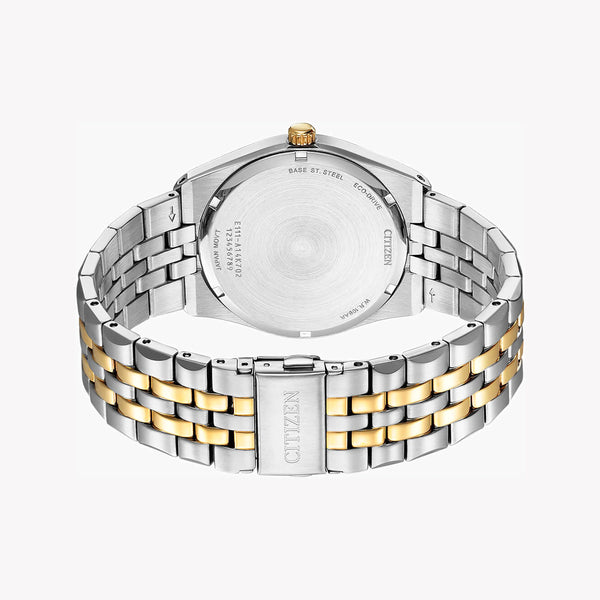 Citizen Men's Gold & Silver Stainless Steel Watch, Green Dial | Bm7339-89x by i-watch