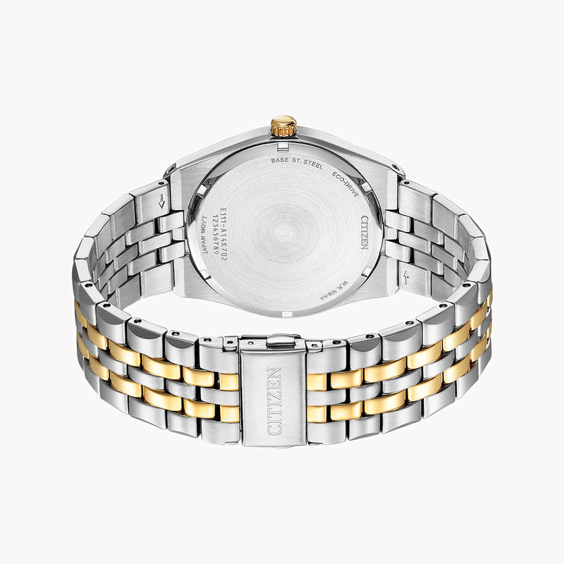 Citizen Men's Gold & Silver Stainless Steel Watch, Green Dial | Bm7339-89x by i-watch