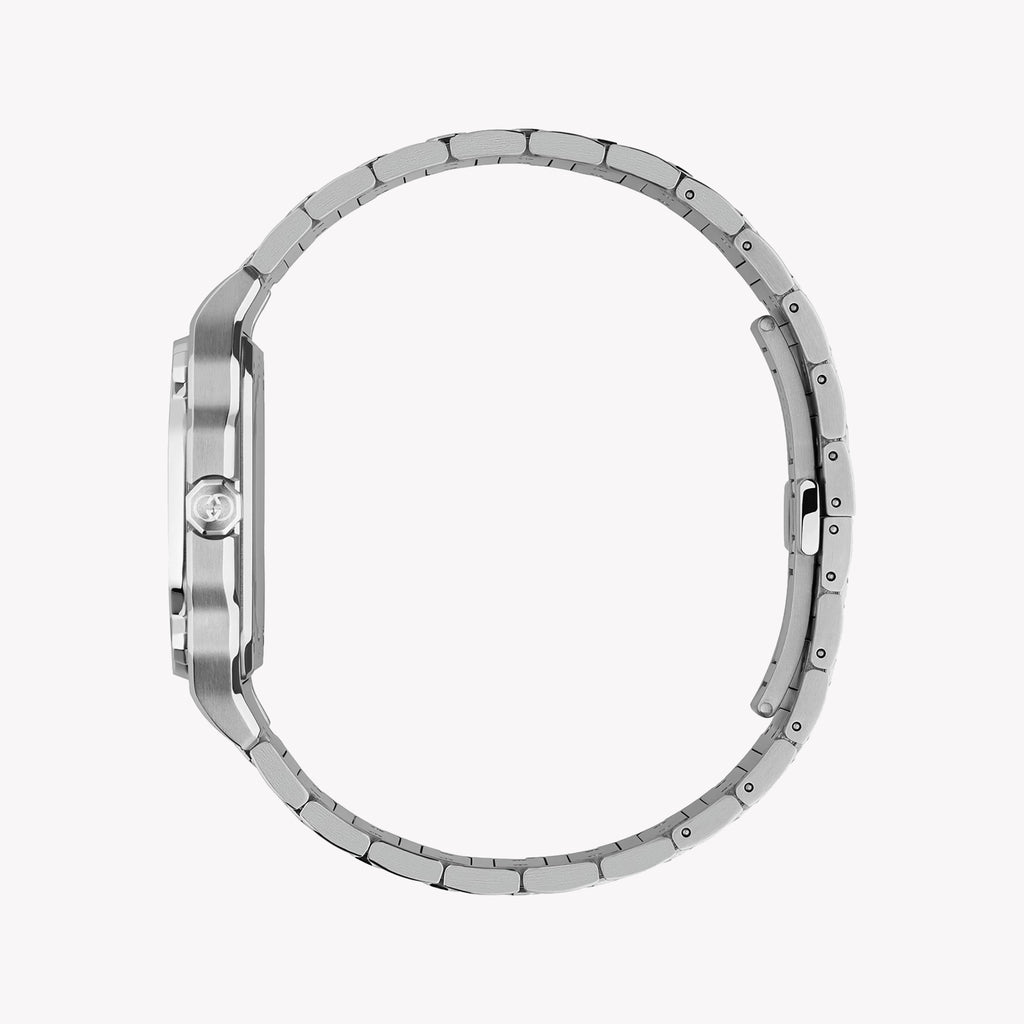 Gucci YA166401 Men's Watch - Stylish Silver & Black Timepiece-i-Watch-3