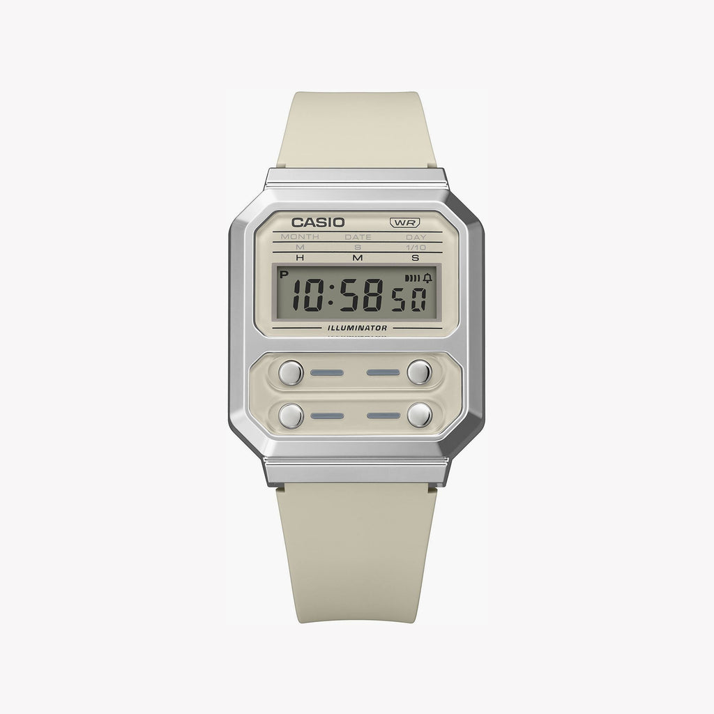 CASIO A100WEF-8ADF SPORTY VERSATILITY - ELEGANT DIGITAL WATCH WITH STAINLESS STEEL BAND & WATER RESISTANCE-i-Watch-4