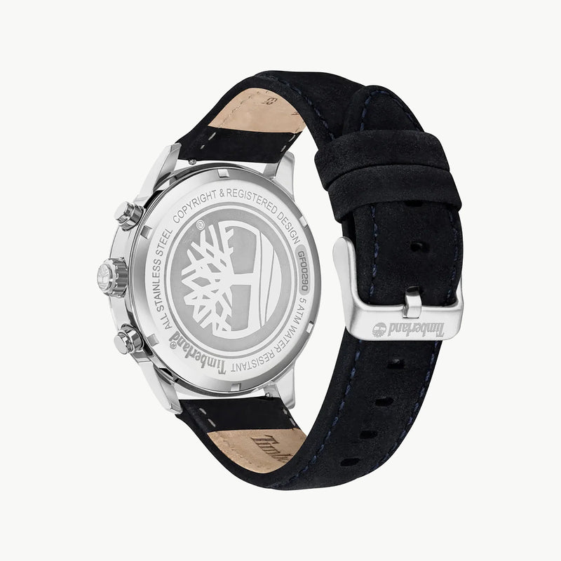 Timberland Men's Silver Watch, Blue Dial | Tdwgf0029003 by i-watch