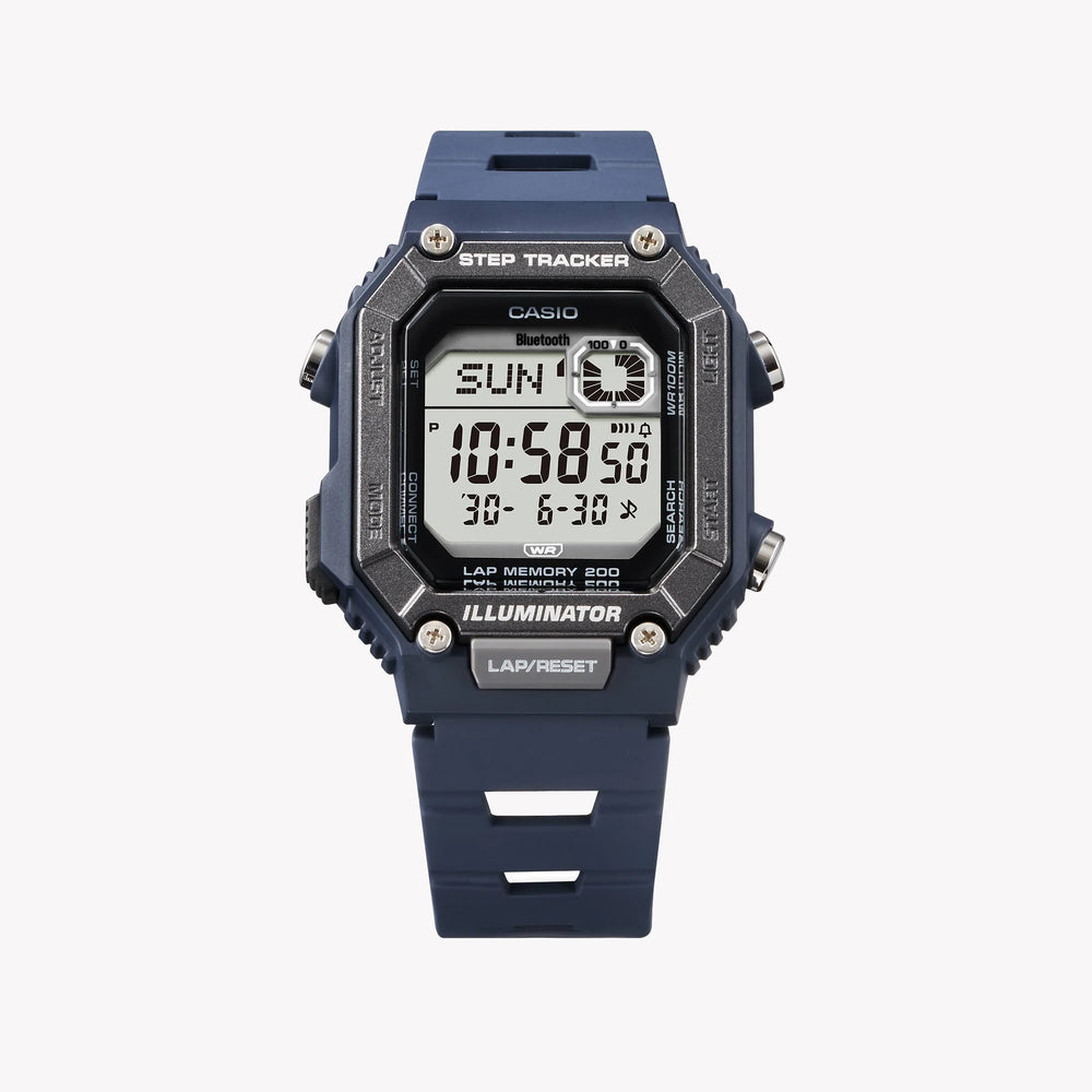 Casio Men's Blue Resin Watch, Sporty Design | Ws-B1000-2avdf by i-watch