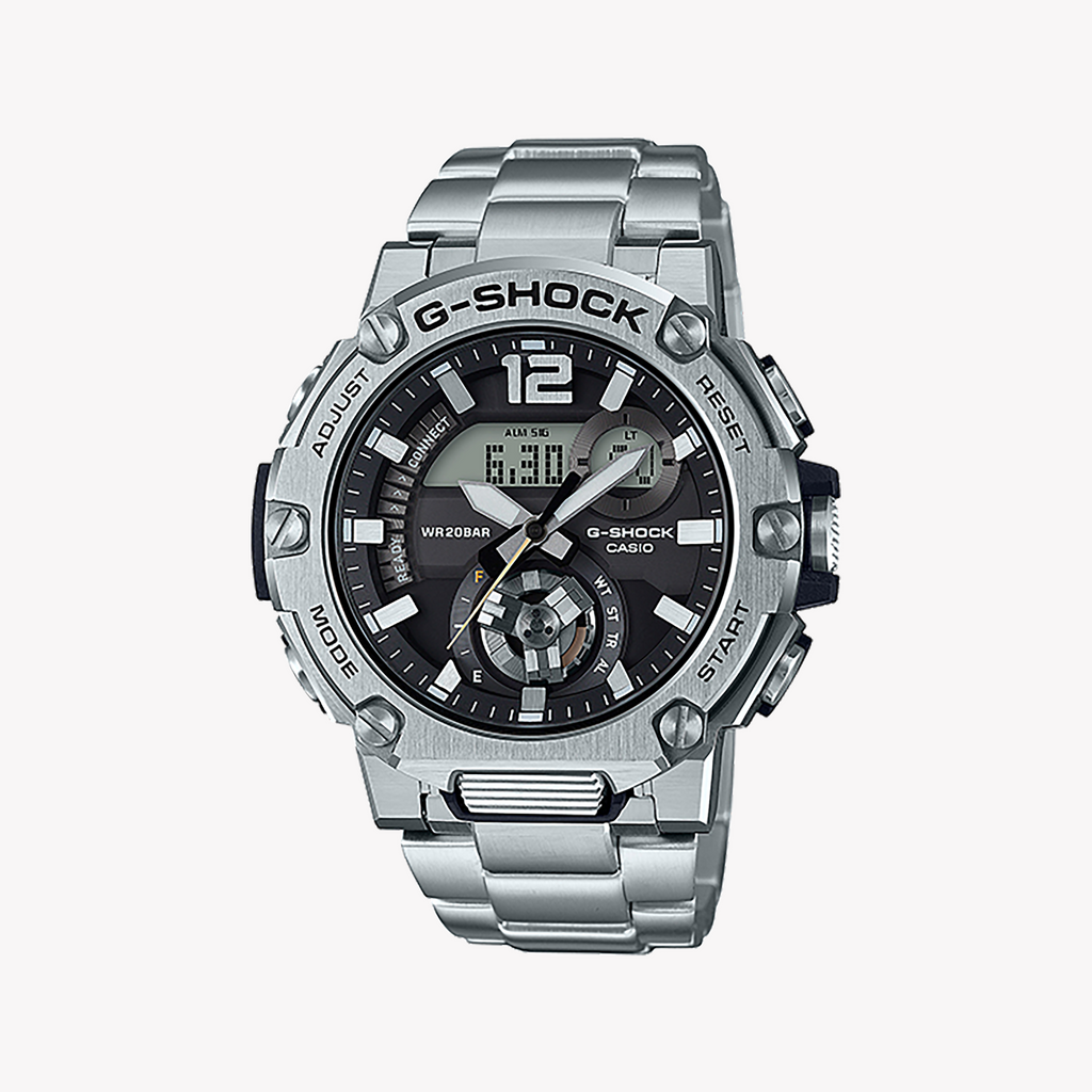CASIO G-SHOCK GST-B300SD-1ADR - RUGGED ELEGANCE MEN'S TIMEPIECE WITH SLEEK STAINLESS STEEL DESIGN