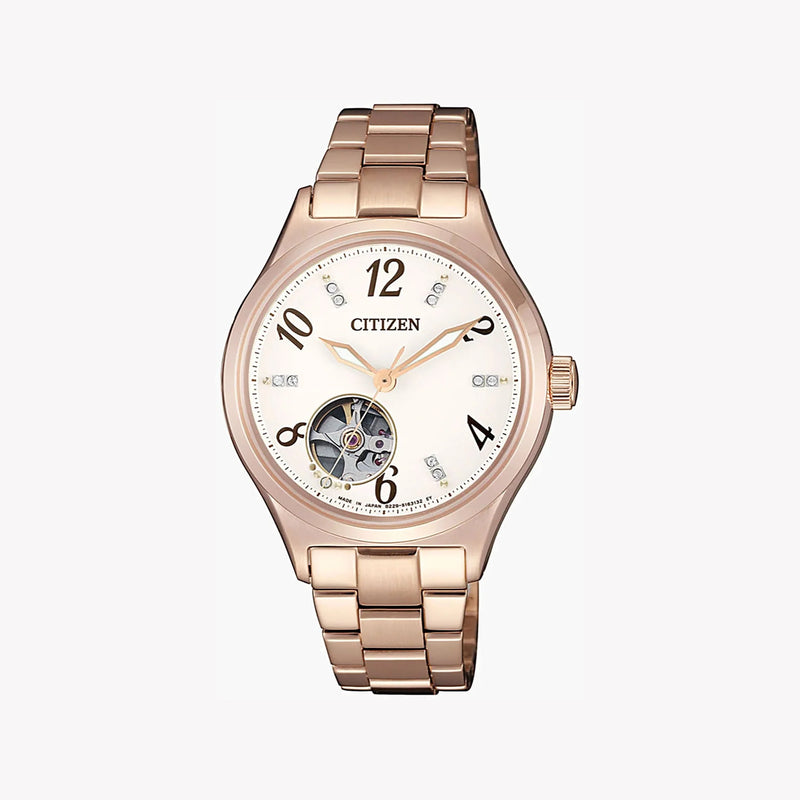 Citizen Pc1002-85a Radiant Beauty - Elegant Automatic Women's Watch With Skeleton Dial by i-watch