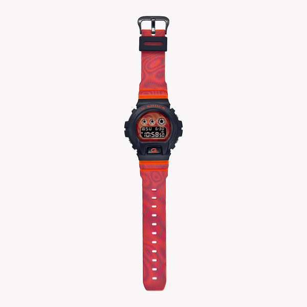 G-Shock Men's Black & Red Resin Watch, Digital | Dw-6900td-4dr by i-watch
