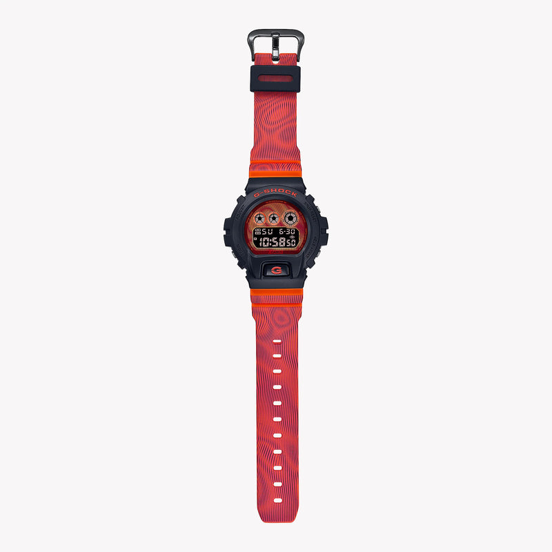 G-Shock Men's Black & Red Resin Watch, Digital | Dw-6900td-4dr by i-watch