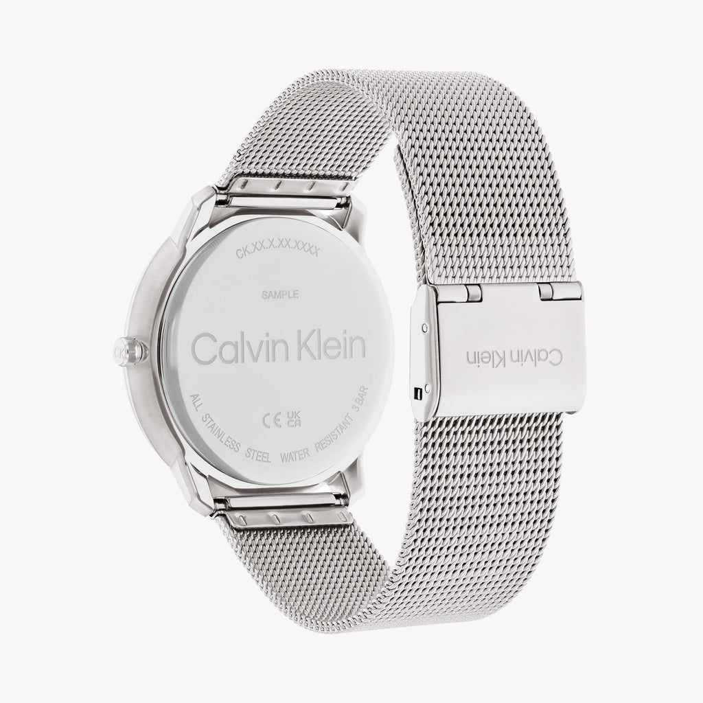 Ck Calvin Klein Unisex Silver Watch | Model 25200152