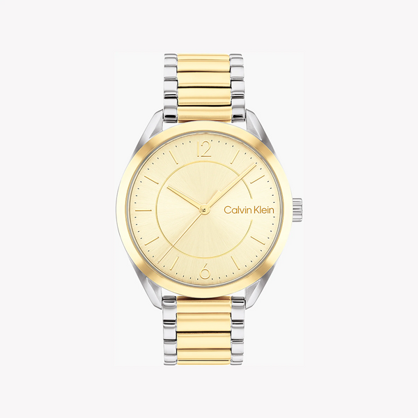 Ck Calvin Klein Women's Silver/Gold Watch | 25200192 by i-watch