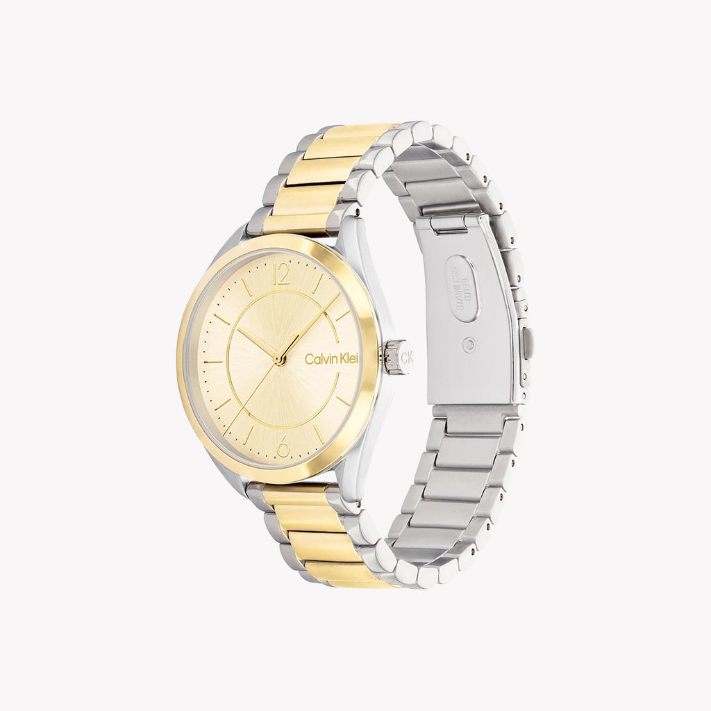 Ck Calvin Klein Women's Silver/Gold Watch | 25200192