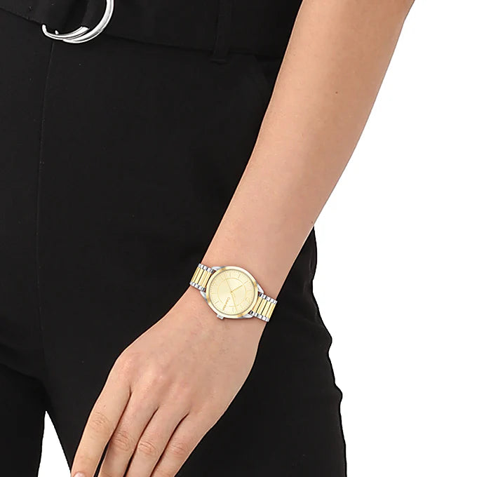 Ck Calvin Klein Women's Silver/Gold Watch | 25200192 by i-watch