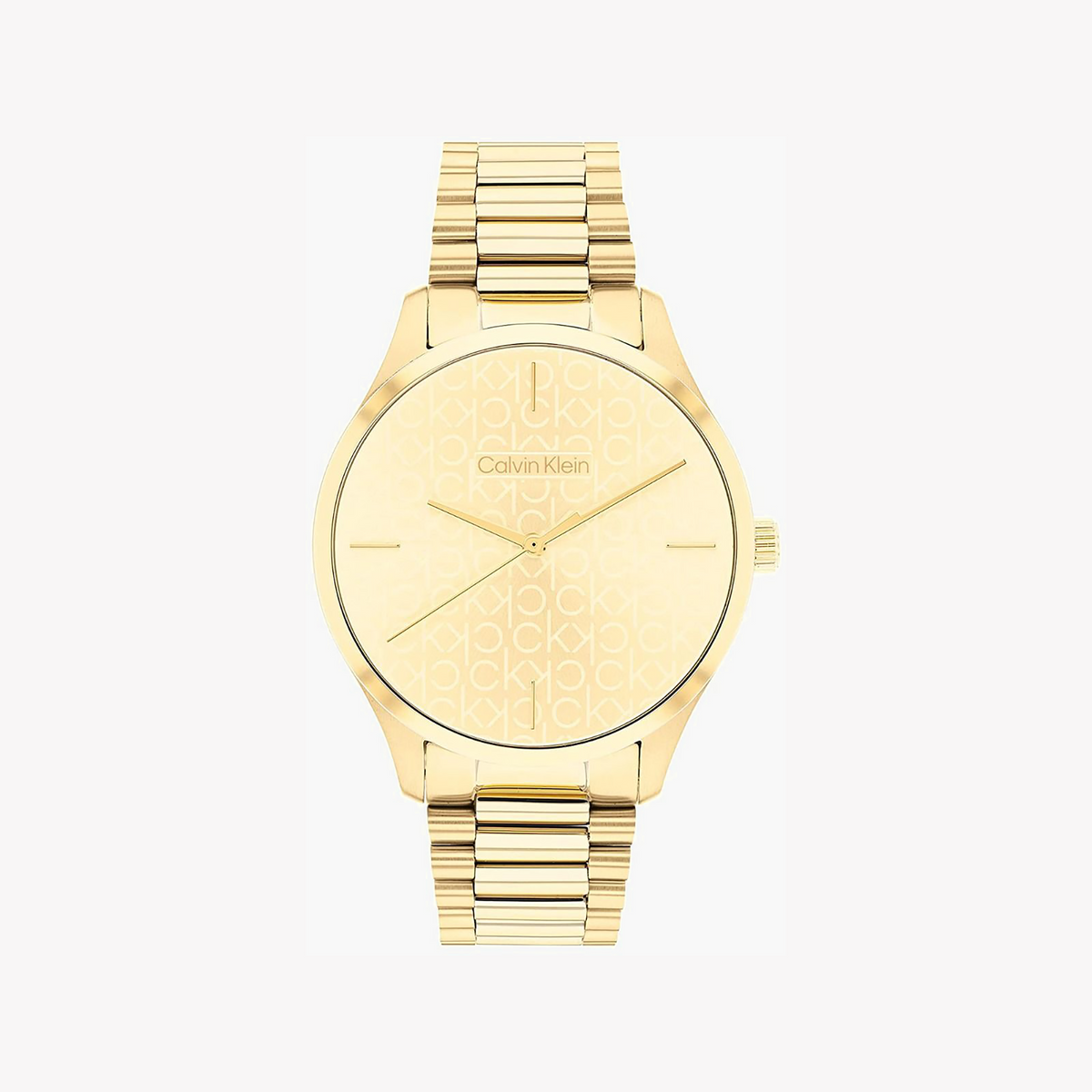 Ck Unisex Gold Stainless Steel Watch | Model 25200221