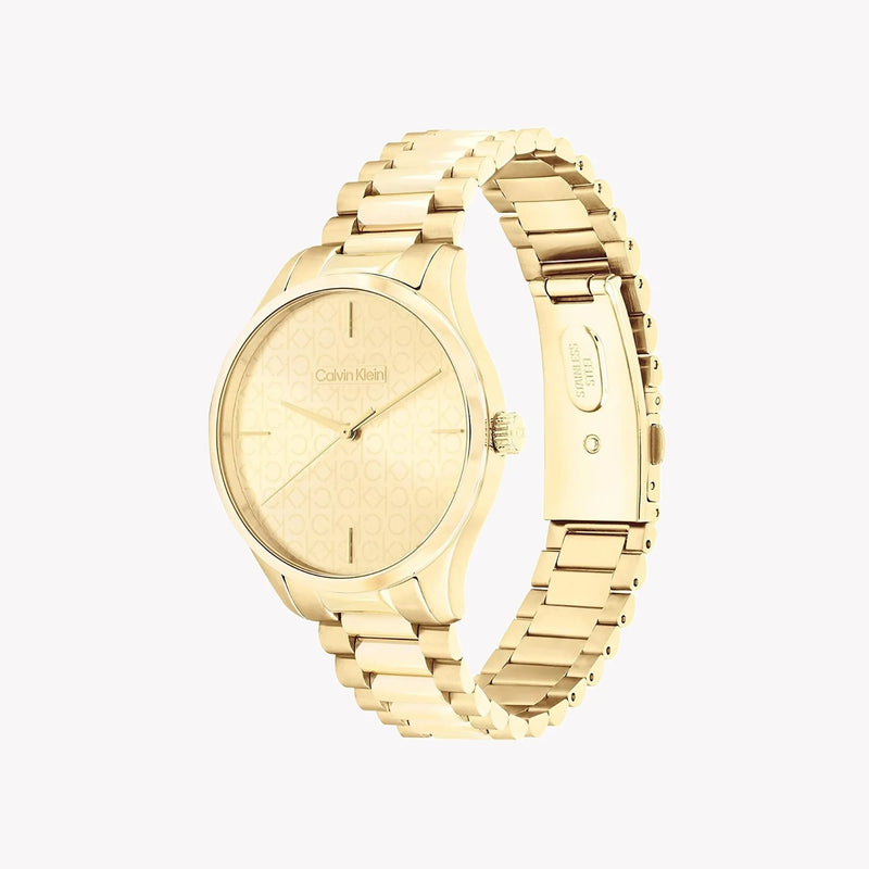 Ck Unisex Gold Stainless Steel Watch | Model 25200221 by i-watch