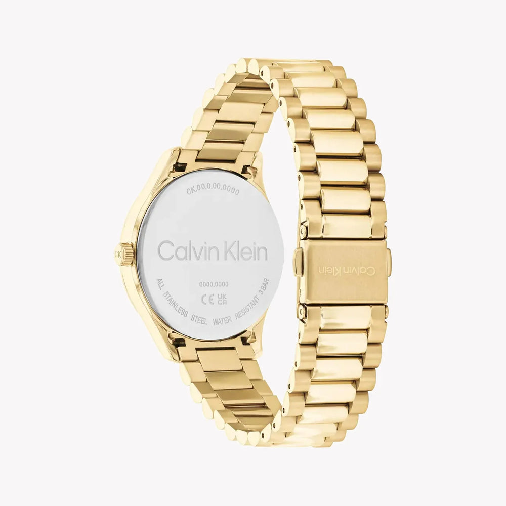 Ck Calvin Klein Women's Gold Stainless Watch | 25200232 by i-watch