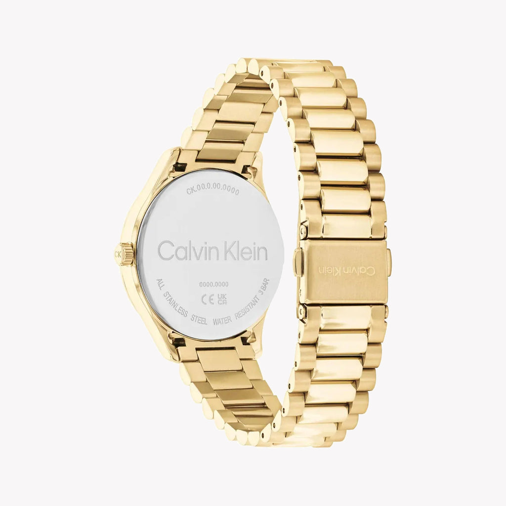 Ck Calvin Klein Women's Gold Stainless Watch | 25200232