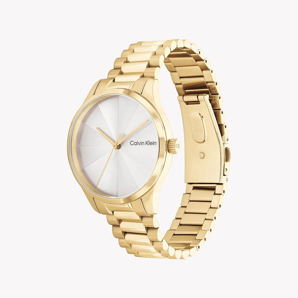 Ck Calvin Klein Women's Gold Stainless Watch | 25200232 by i-watch