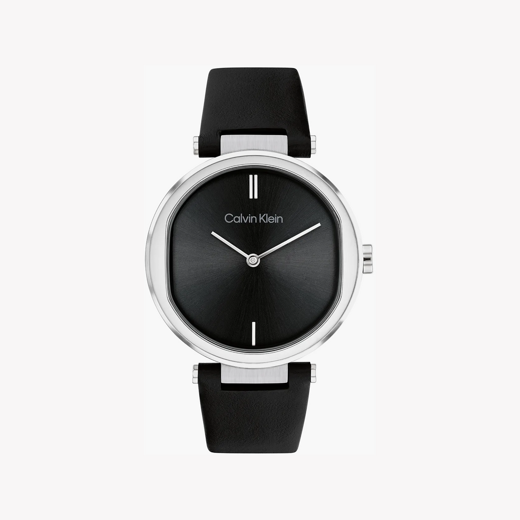 Ck Calvin Klein Women's Silver/Black Watch | 25200255