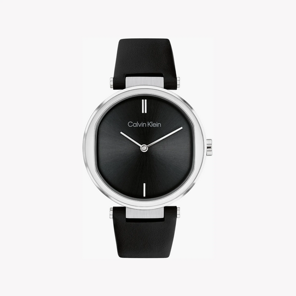 Ck Calvin Klein Women's Silver/Black Watch | 25200255 by i-watch