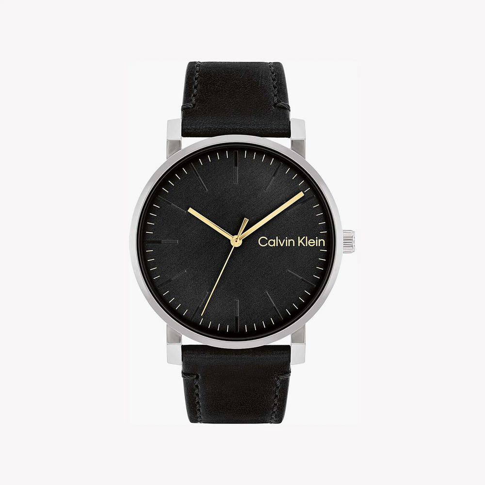 Ck Calvin Klein Men's Ss/Black Quartz Watch | 25200262 by i-watch