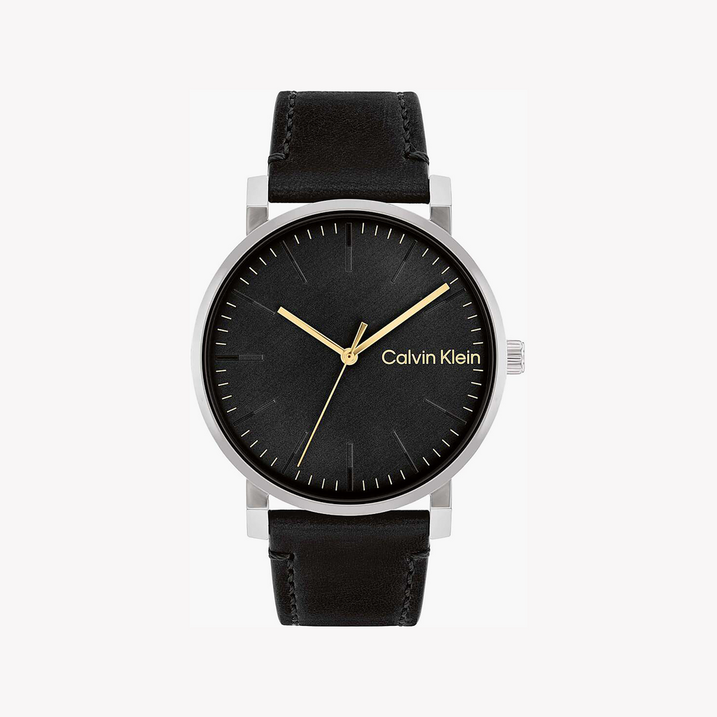 Ck Calvin Klein Men's Ss/Black Quartz Watch | 25200262