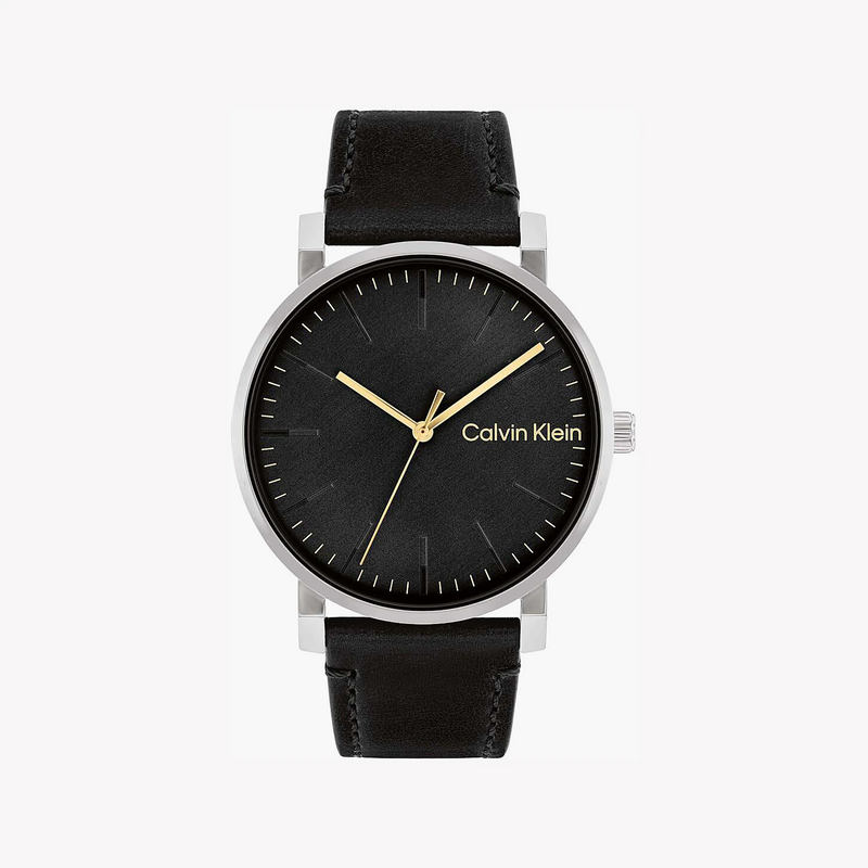 Ck Calvin Klein Men's Ss/Black Quartz Watch | 25200262 by i-watch