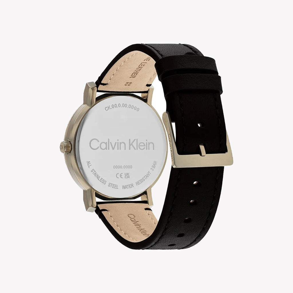 Ck Calvin Klein Men's Stainless Steel, Leather | 25200263