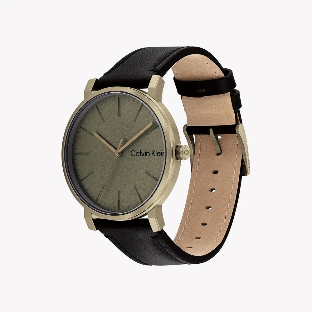 Ck Calvin Klein Men's Stainless Steel, Leather | 25200263 by i-watch