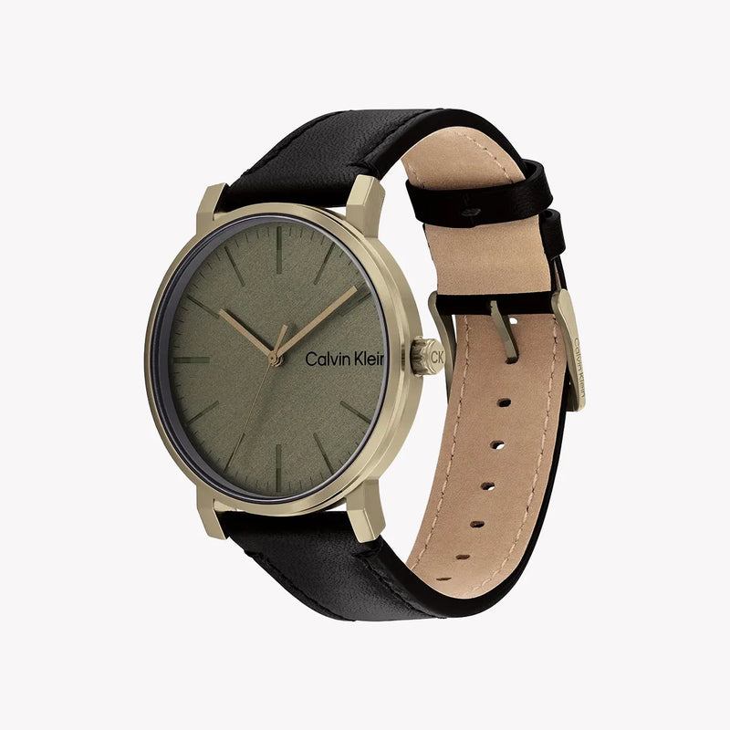 Ck Calvin Klein Men's Stainless Steel, Leather | 25200263 by i-watch