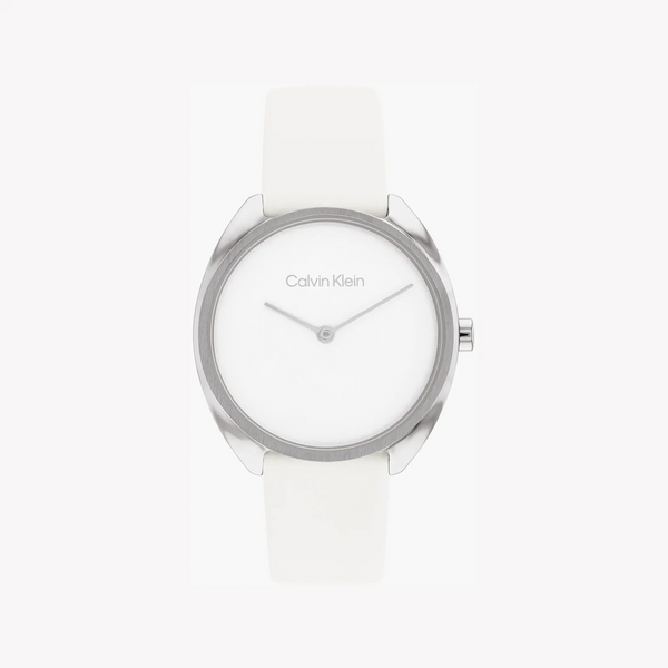 Ck Calvin Klein Women's Silver/White Watch | 25200274 by i-watch